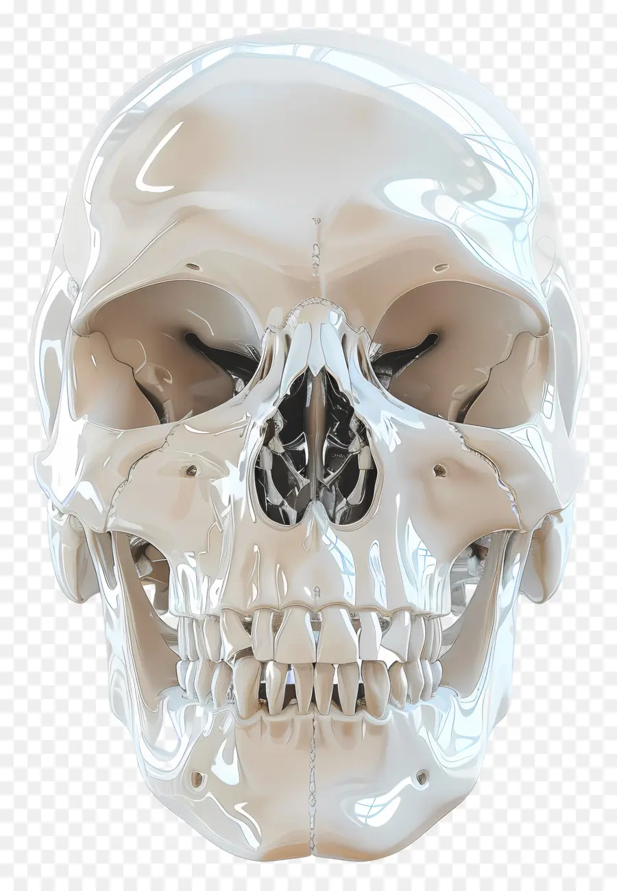 Cara De Esqueleto，Calavera Blanca PNG