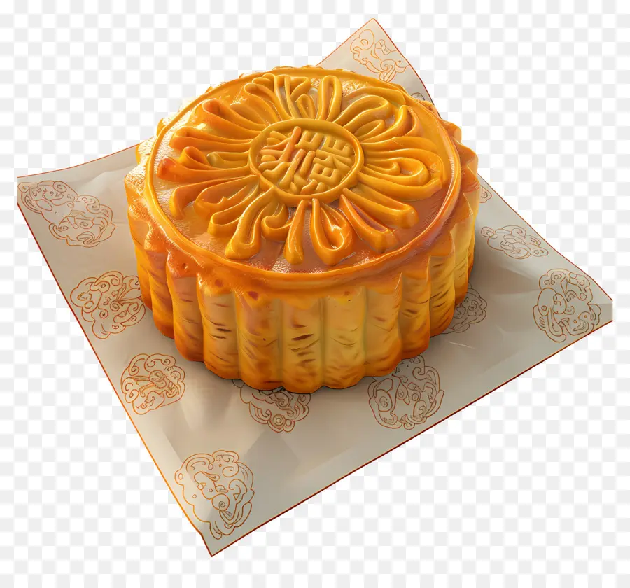 Pastel De Luna，Pastel De Luna Amarillo PNG