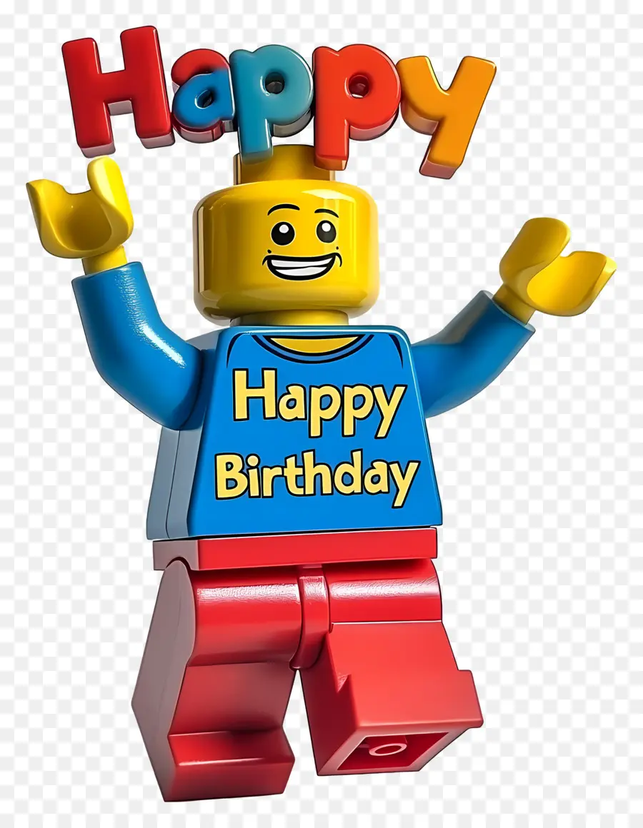 Feliz Cumpleaños，Figura De Cumpleaños De Lego PNG