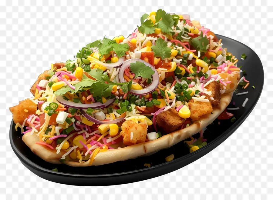 Chaat，Ensalada Colorida PNG