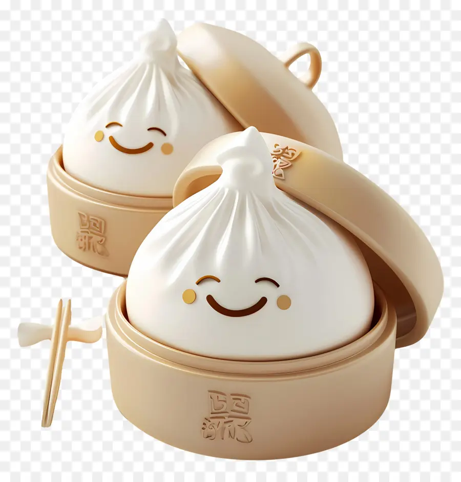 Baozi，Albóndigas Sonrientes PNG