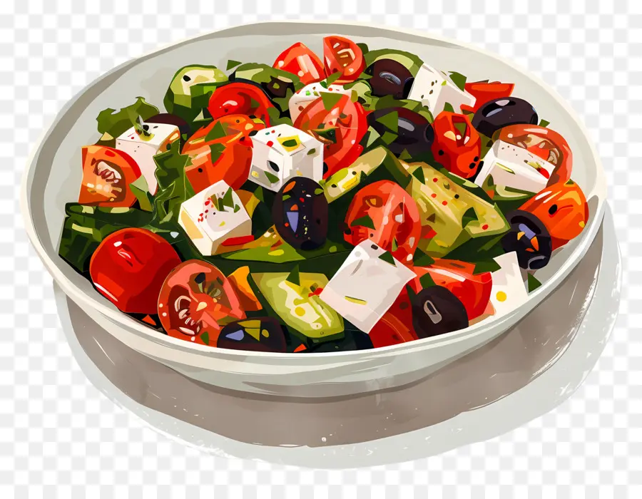 Ensalada Griega，Bol PNG