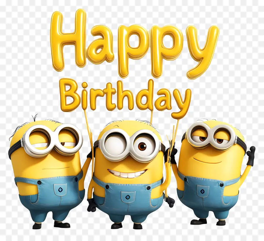 Feliz Cumpleaños，Cumpleaños De Los Minions PNG