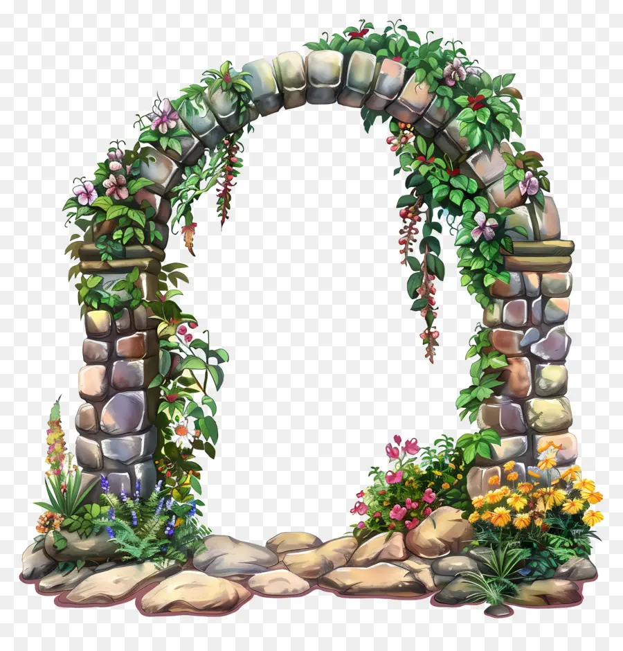 Arco Del Jardín，Arco De Piedra PNG