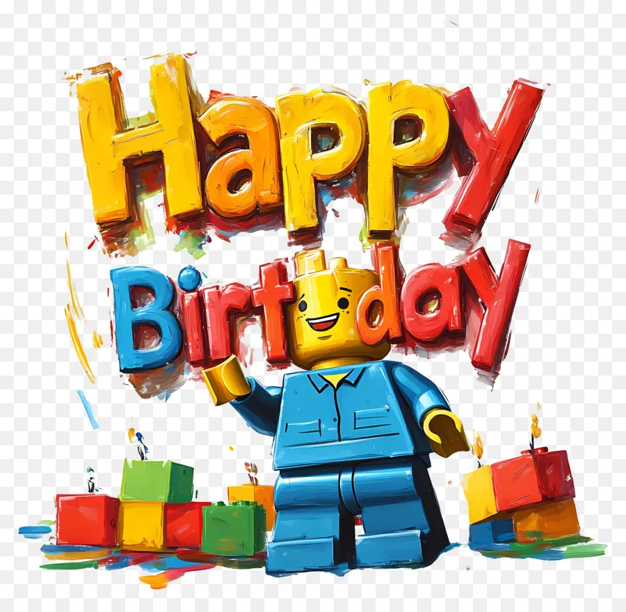 Feliz Cumpleaños，Figura Lego PNG