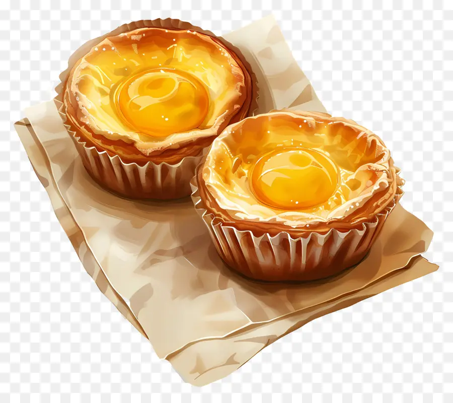 Tartas De Huevo，Pasteles PNG