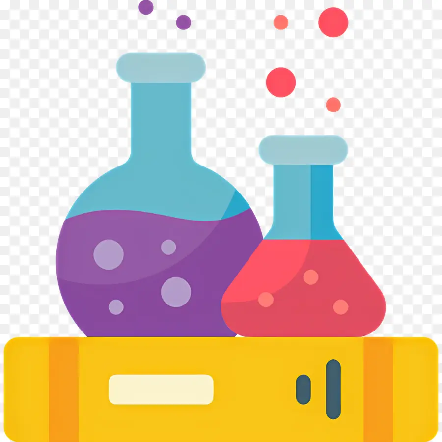 Ciencia，Matraces De Química PNG