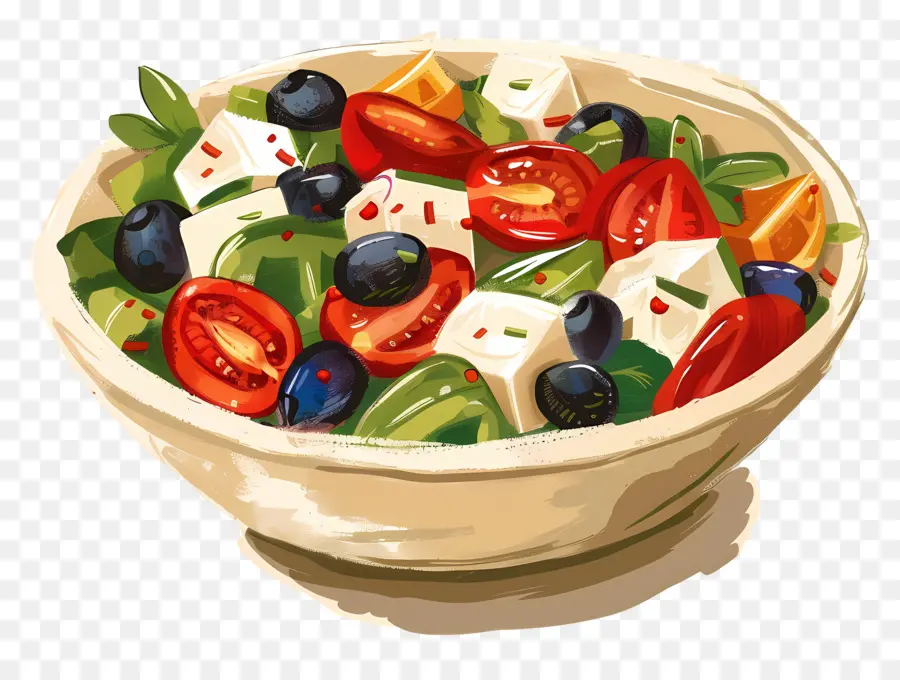 Ensalada Griega，Ensaladera PNG