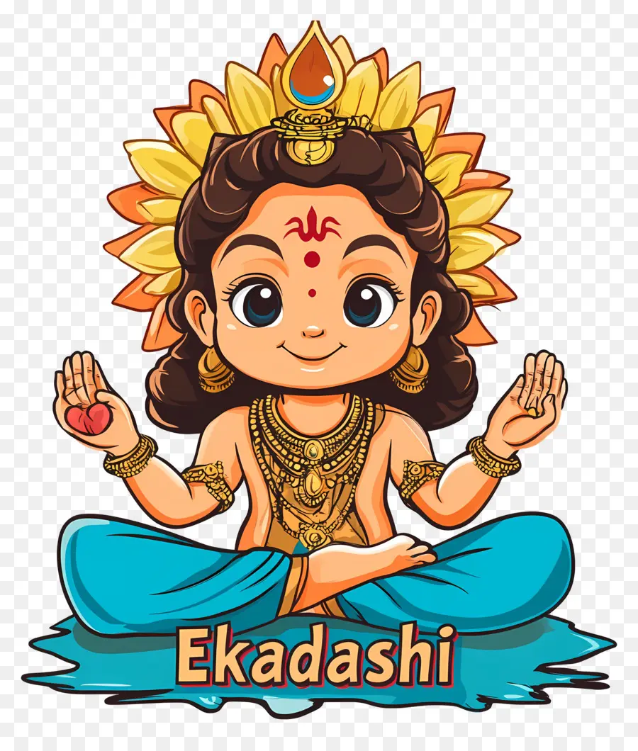 Aja Ekadashi，Carácter Divino PNG