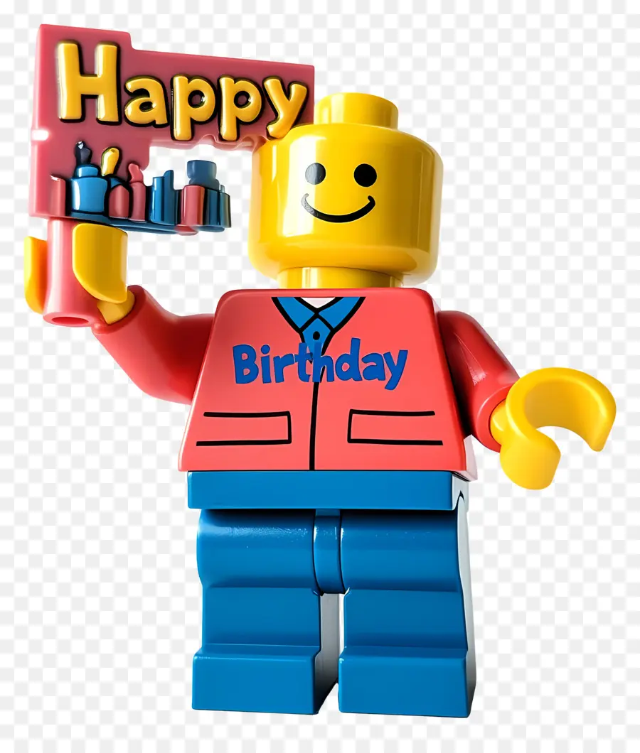 Feliz Cumpleaños，Figura De Cumpleaños De Lego PNG