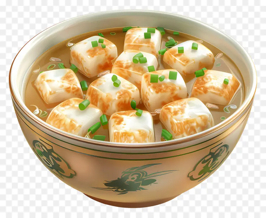 Pastel De Nabo，Sopa De Tofu PNG