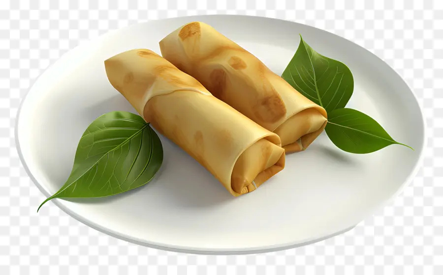 Rollitos De Primavera，Lámina PNG