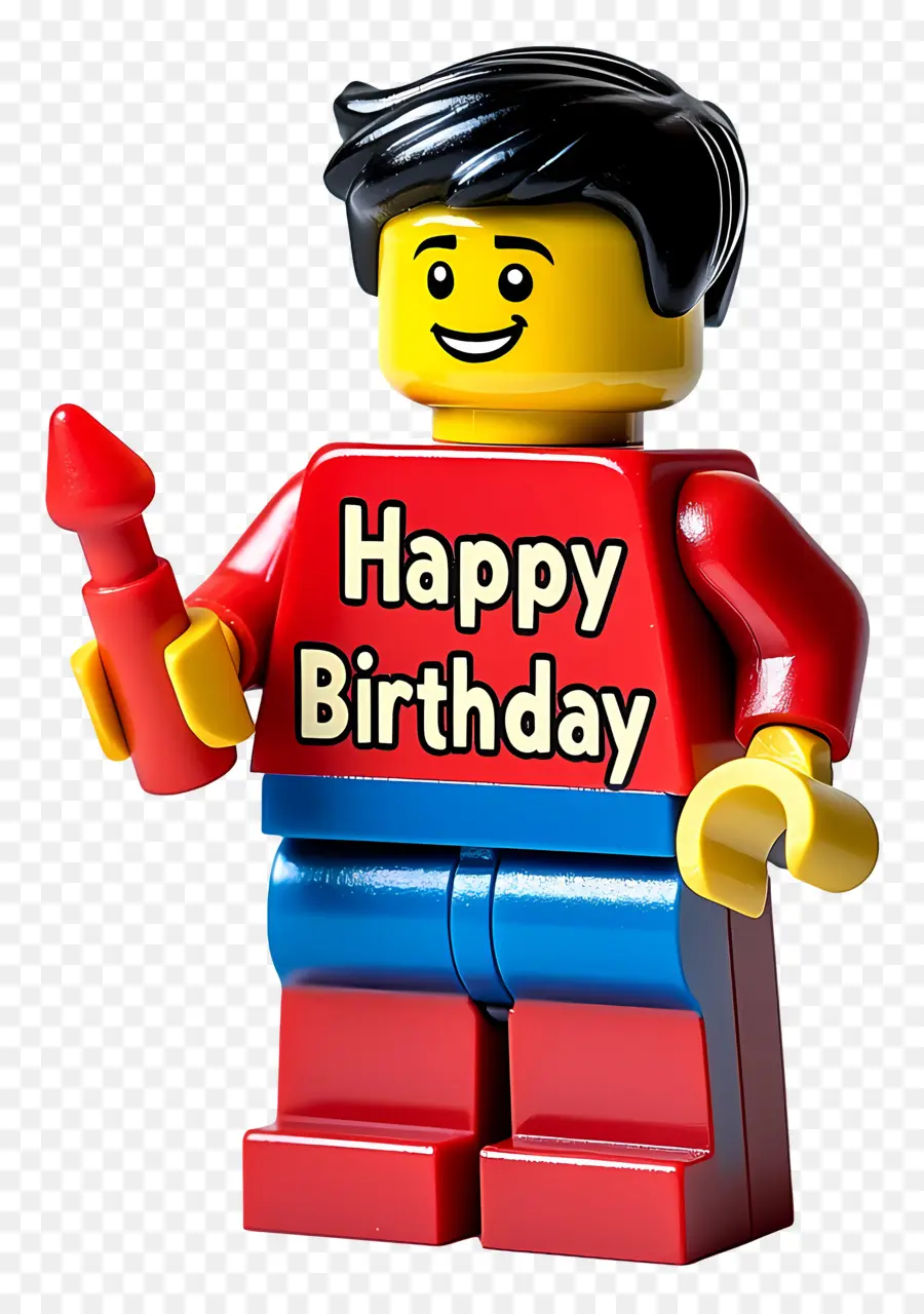 Feliz Cumpleaños，Figura De Cumpleaños De Lego PNG