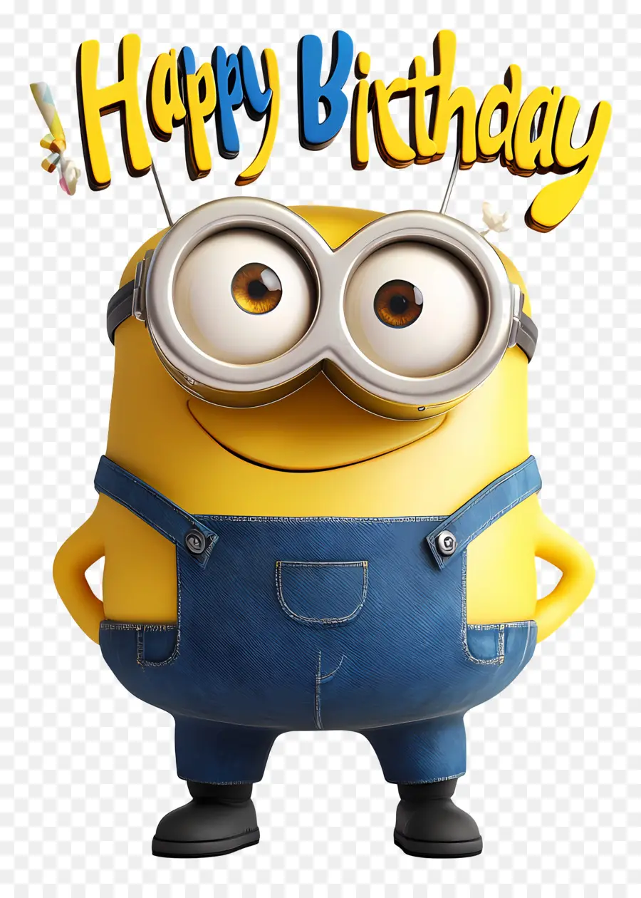 Feliz Cumpleaños，Minion Con Cartel De Feliz Cumpleaños PNG