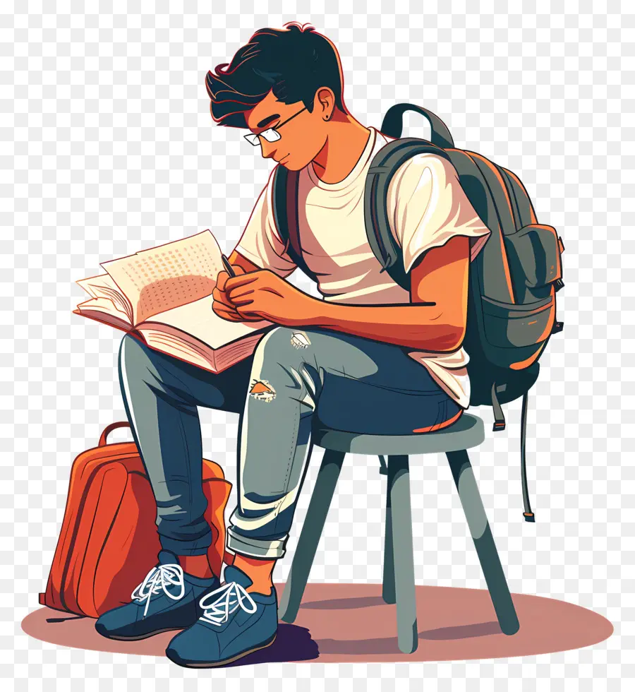 Estudiante Estudiando，Alumno PNG