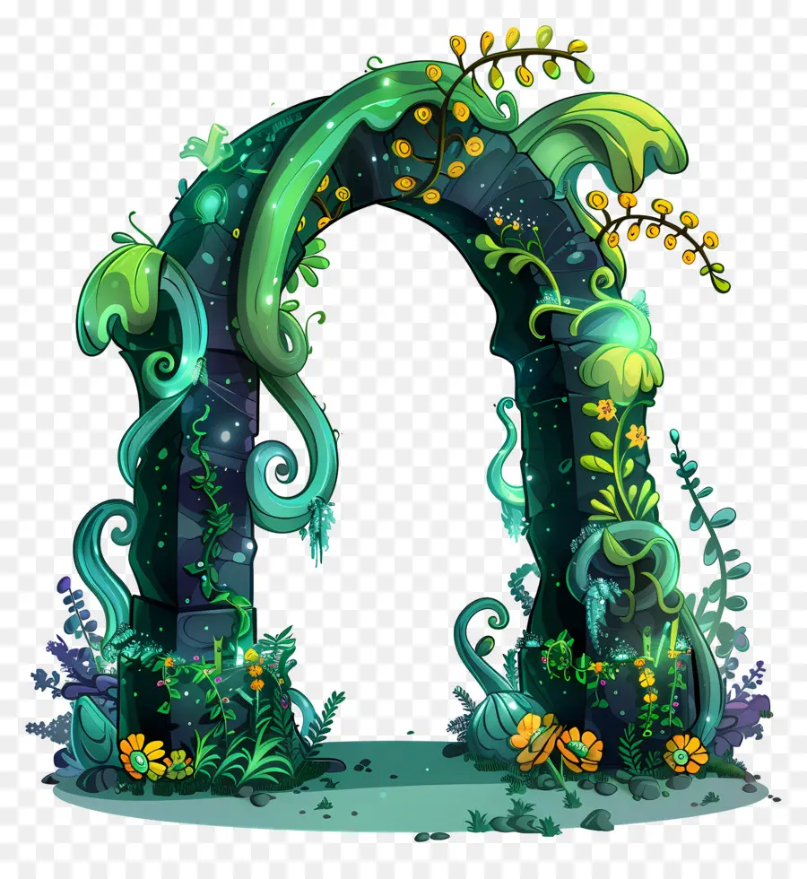 Arco Del Jardín，Arco De Fantasía PNG