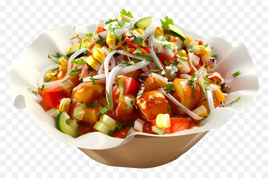 Chaat，Ensalada PNG