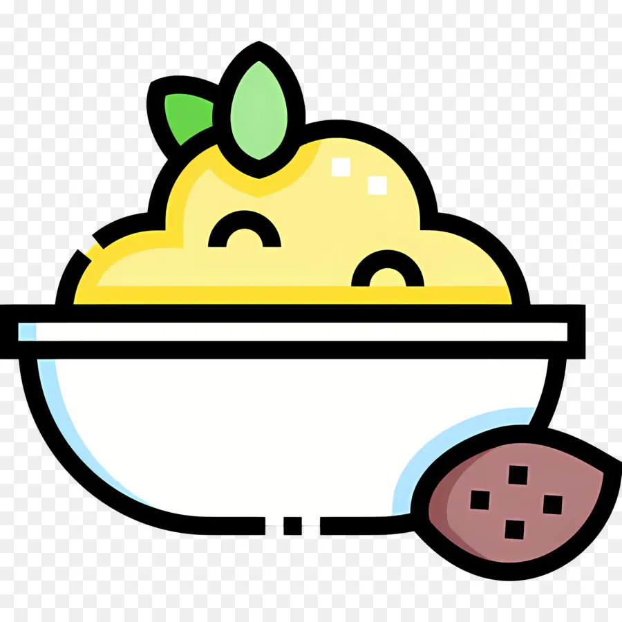 Puré De Papas，Bol PNG