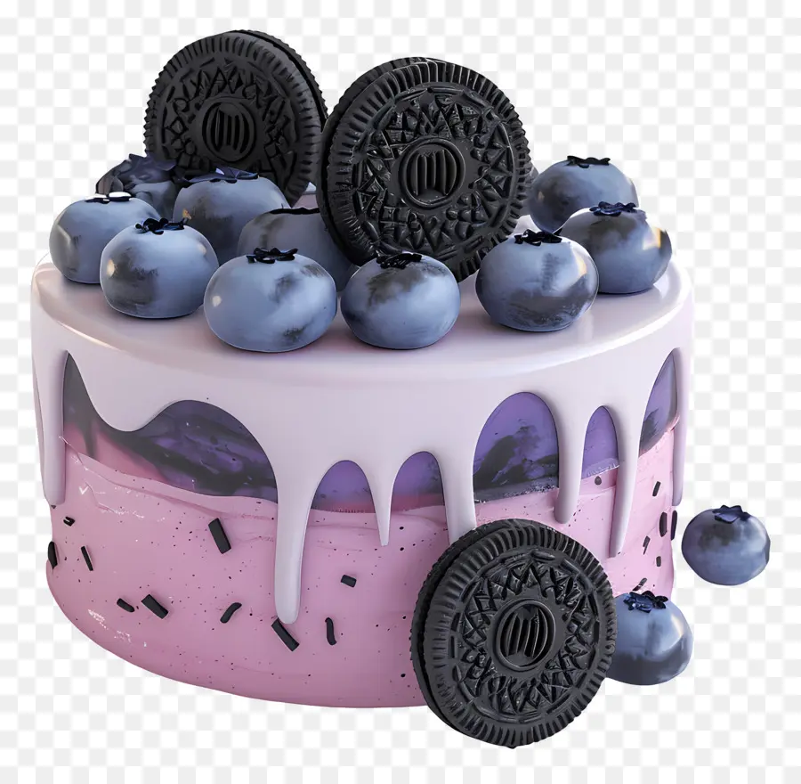 Pastel De Arándanos，Pastel PNG