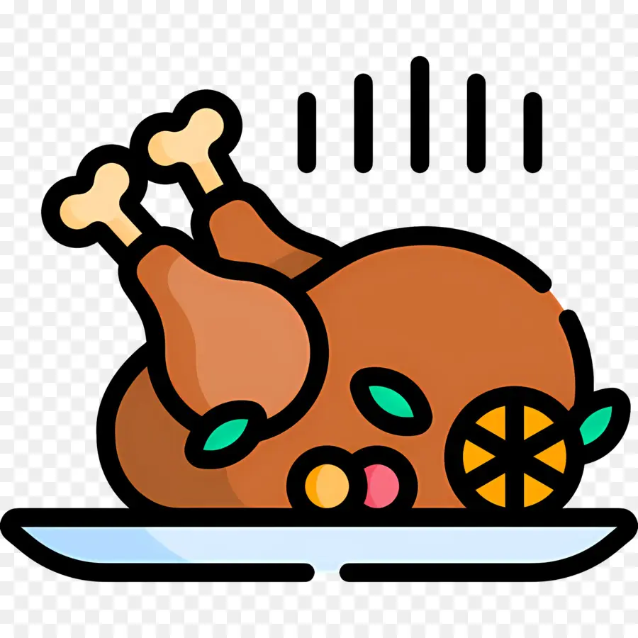 Comida De Pavo，Pavo Asado PNG