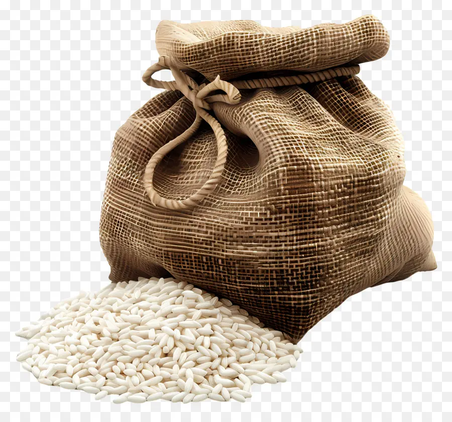 Granos De Arroz，Bolsa De Arroz PNG