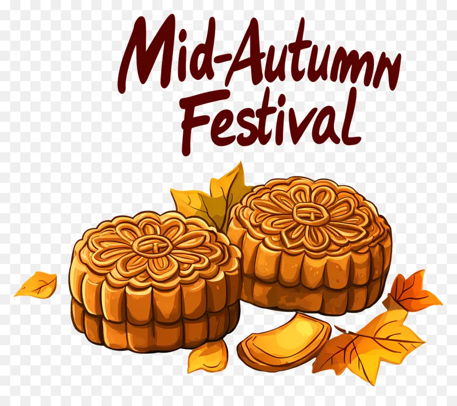 Festival Del Medio Otoño，Pasteles De Luna PNG