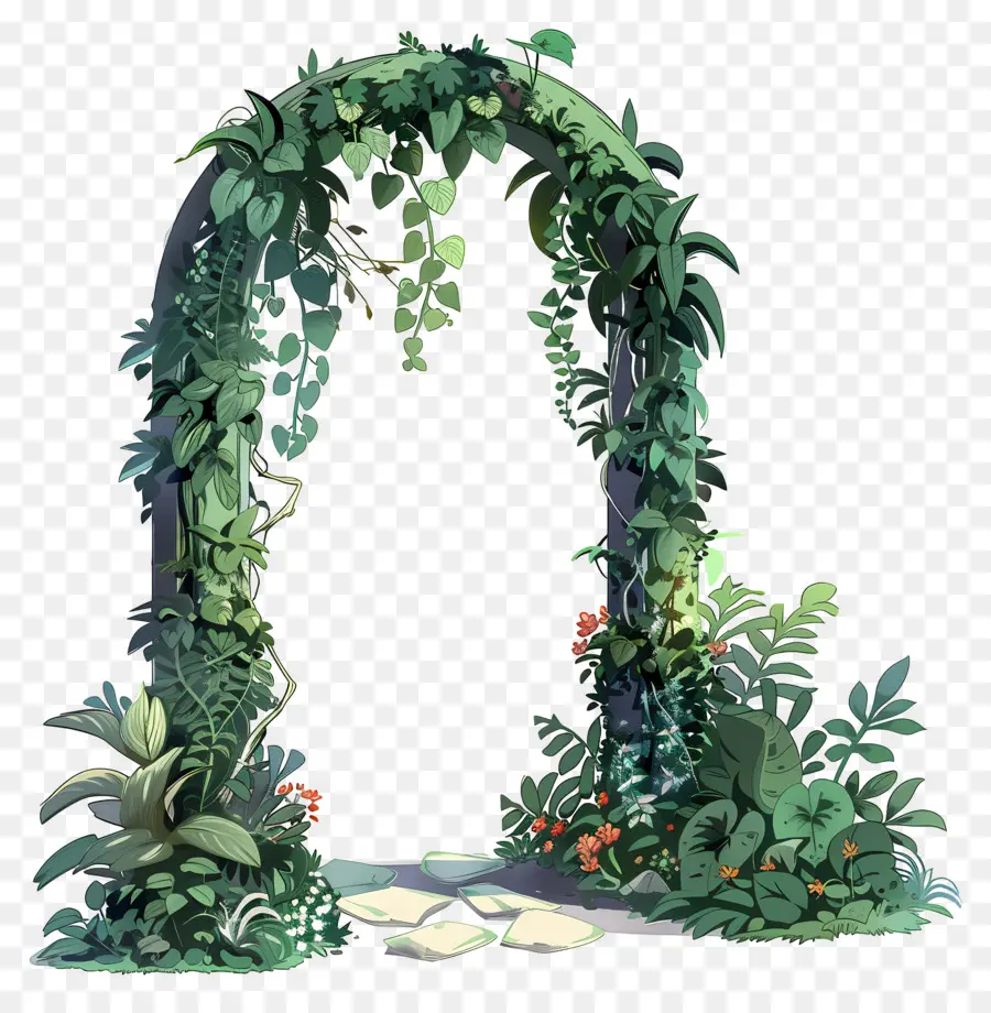 Arco Del Jardín，Arco De Flores PNG