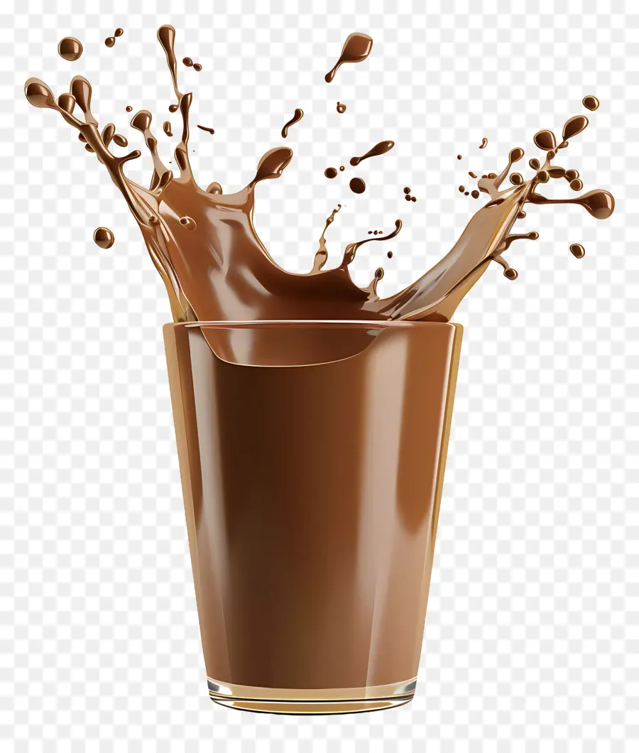 Chocolate Con Leche，Salpicaduras De Chocolate PNG