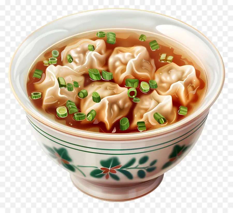 Sopa Wonton，Albóndigas En Sopa PNG