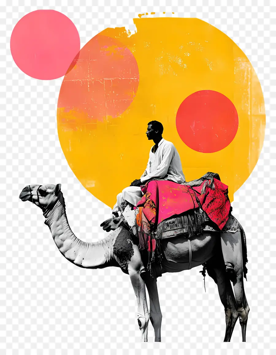 Feria Del Camello De Pushkar，Jinete De Camellos PNG