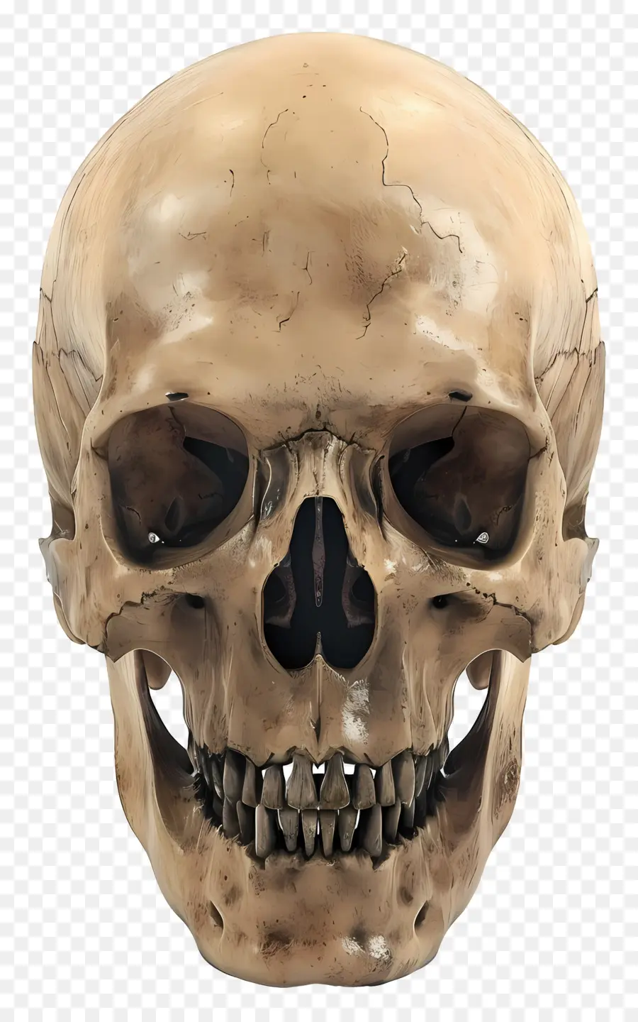 Calavera Animada，Calavera Blanca PNG