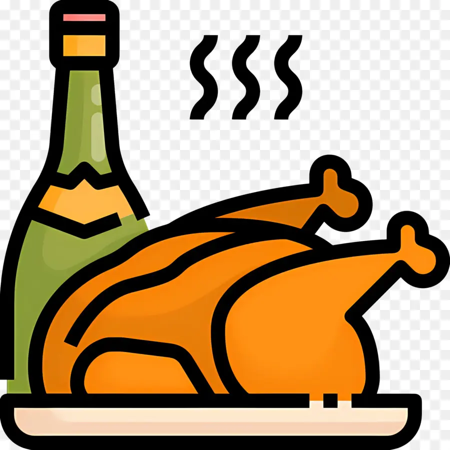 Comida De Pavo，Pavo Asado PNG