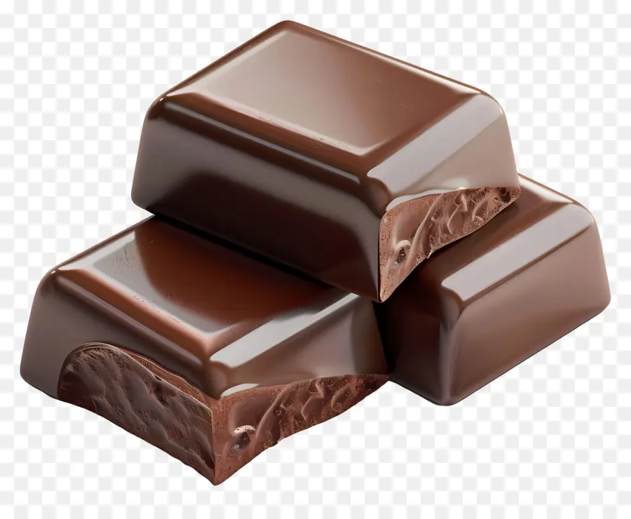 Chocolate Oscuro，Barra De Chocolate PNG