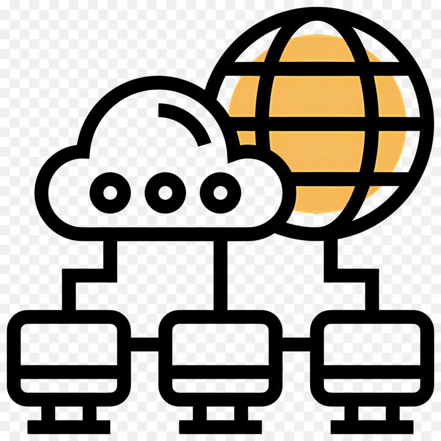 Computación En La Nube，Nube Y Globo PNG