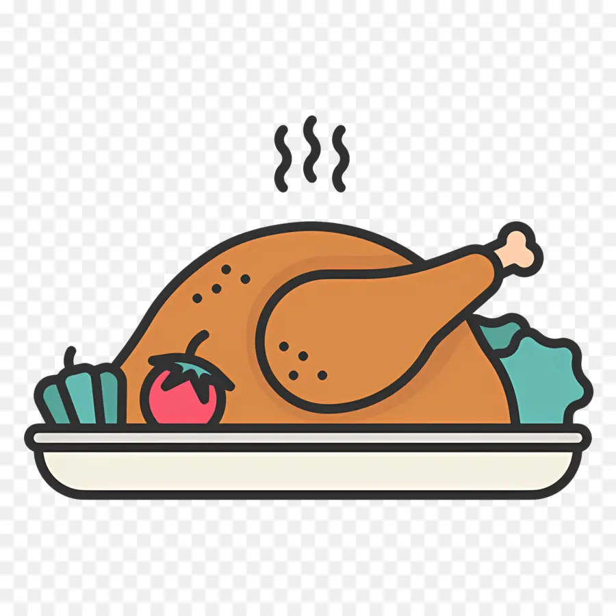 Comida De Pavo，Pollo Asado PNG