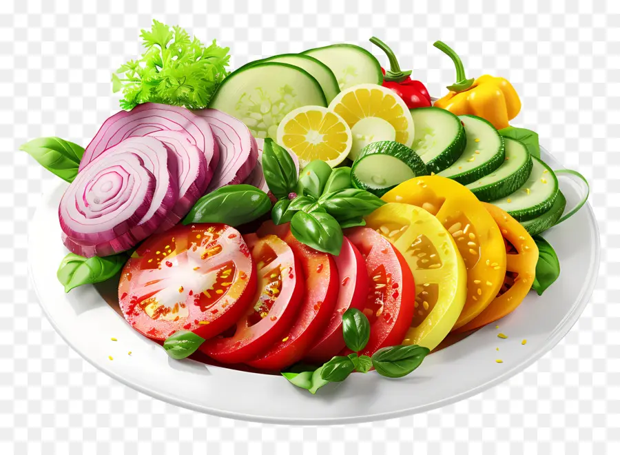 Ensalada De Verduras，Lámina PNG