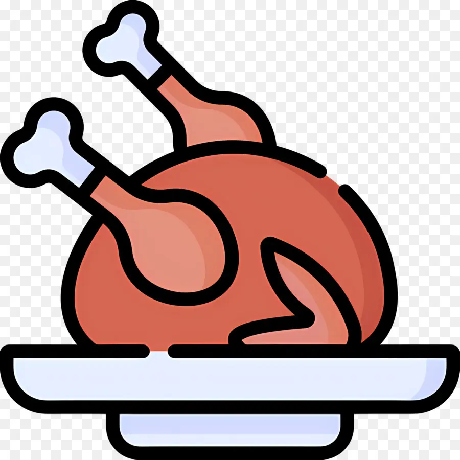 Comida De Pavo，Pollo Asado PNG