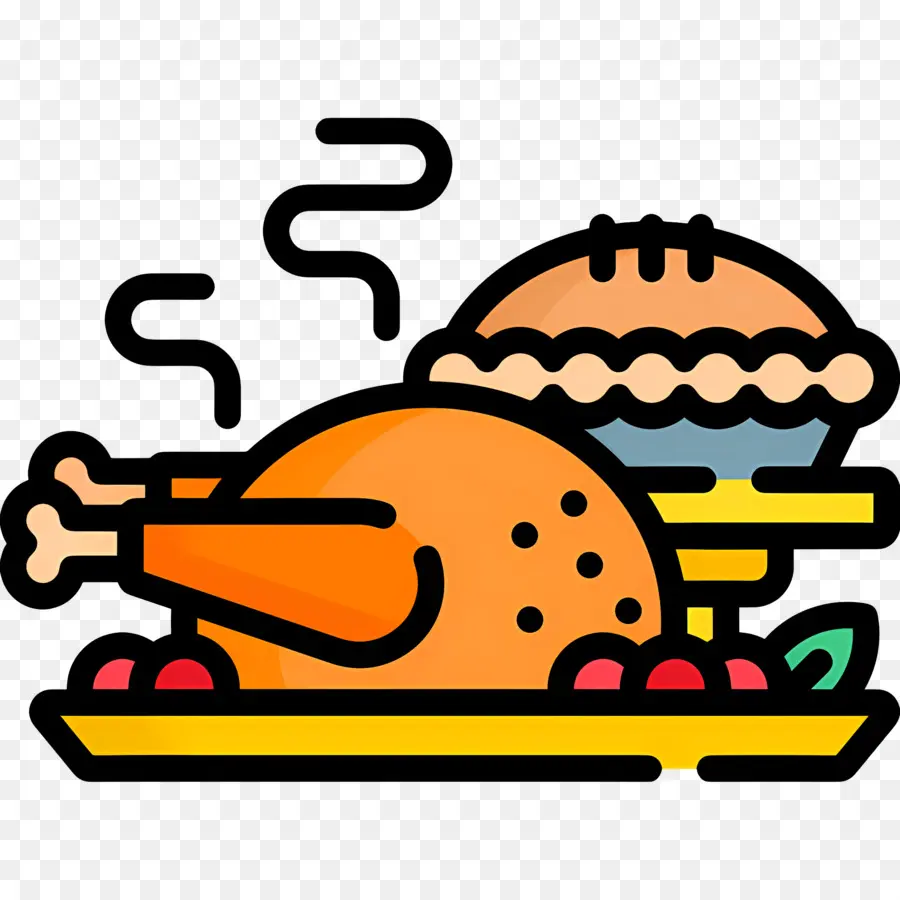 Comida De Pavo，Pollo Asado PNG