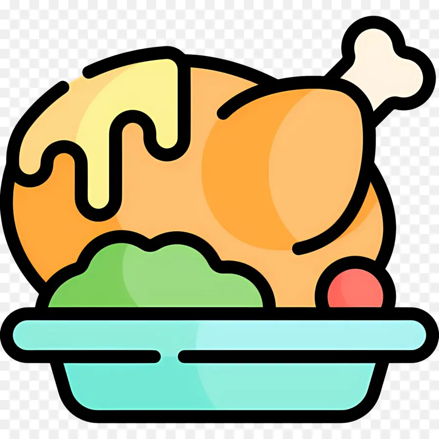 Comida De Pavo，Pavo Asado PNG