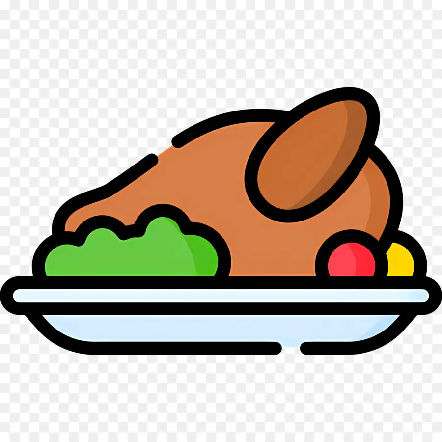 Comida De Pavo，Pollo Asado PNG