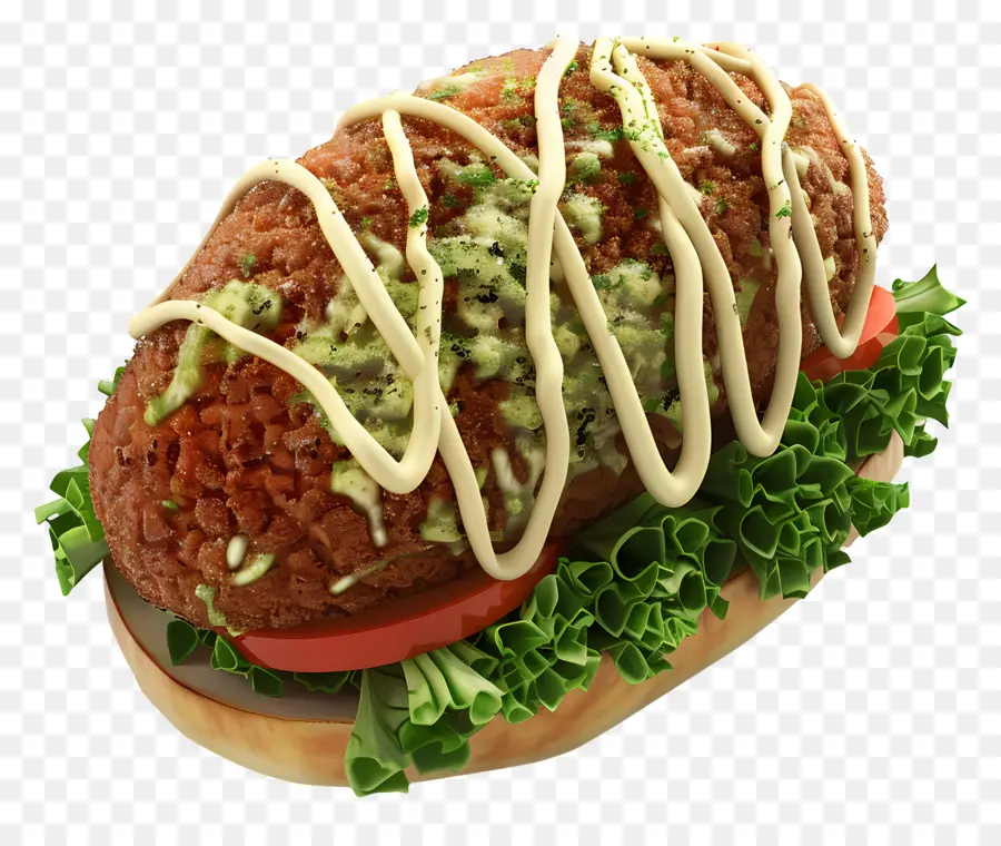 Falafel，Sándwich PNG