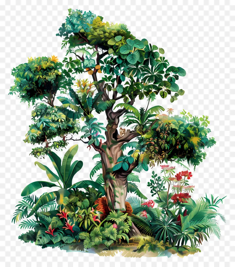 árbol De La Selva，Árbol PNG