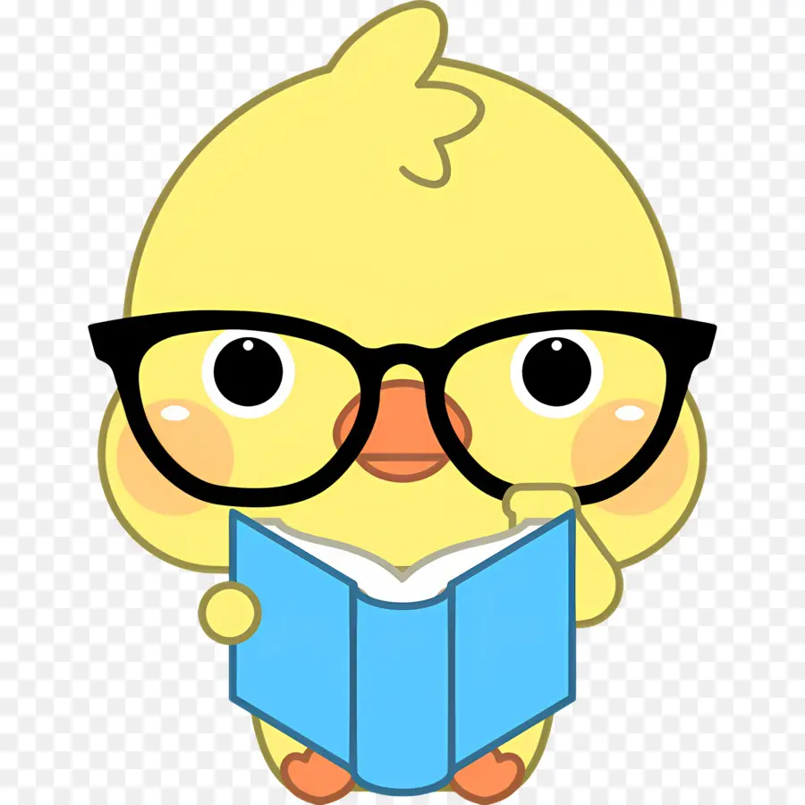 Pato De Dibujos Animados，Pato Con Gafas PNG