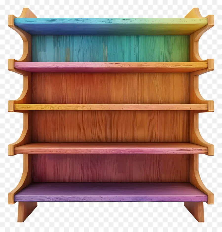 Estantería De Madera，Estante Para Libros PNG