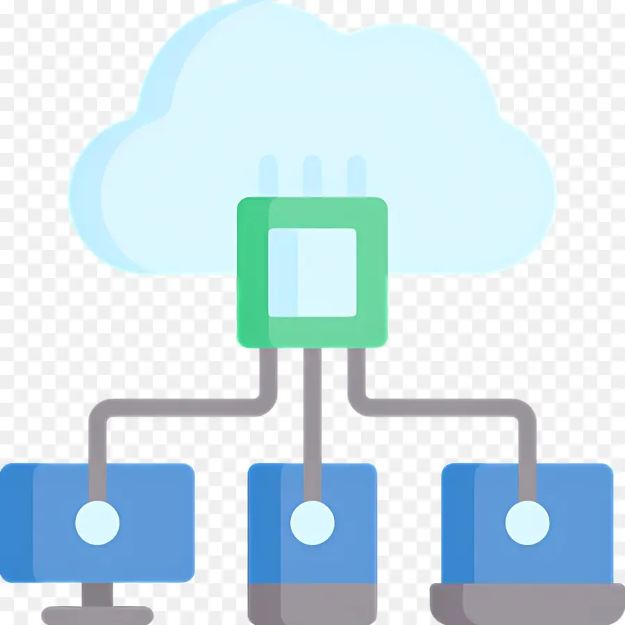 Computación En La Nube，Red En La Nube PNG