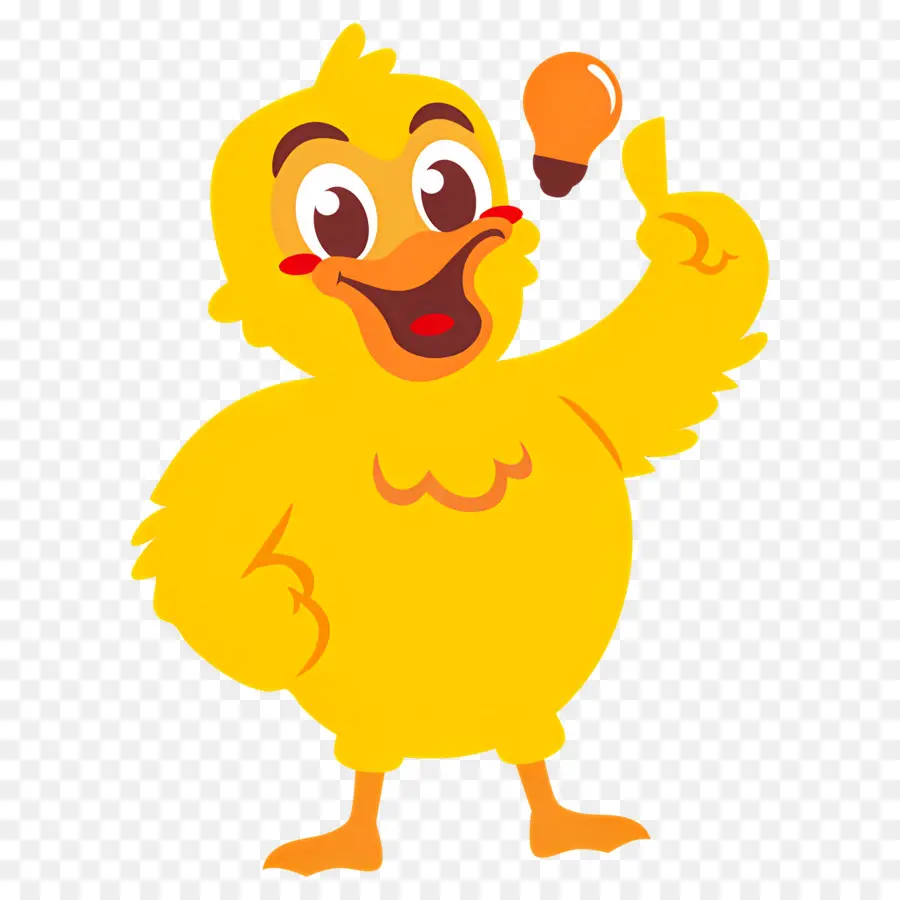 Pato De Dibujos Animados，Pato Amarillo De Dibujos Animados PNG