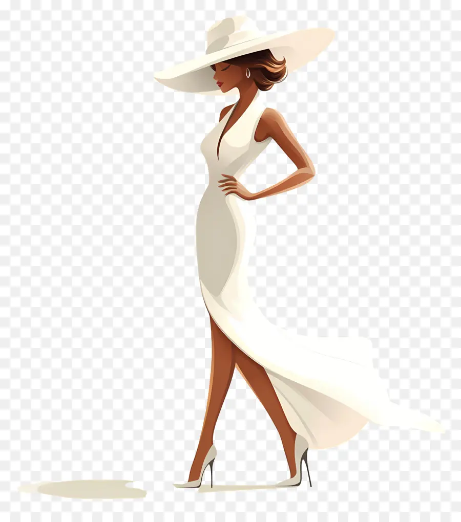 Elegancia Atemporal，Mujer Elegante PNG