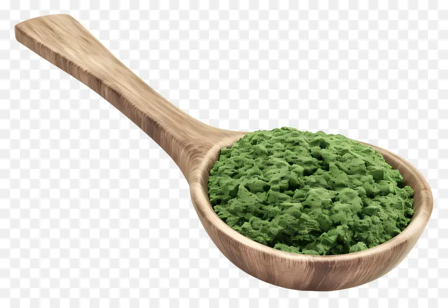 Cuchara De Madera，Pasta Verde PNG