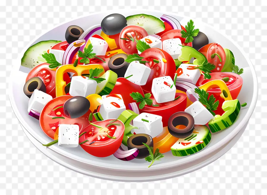 Ensalada Griega，Ensalada PNG