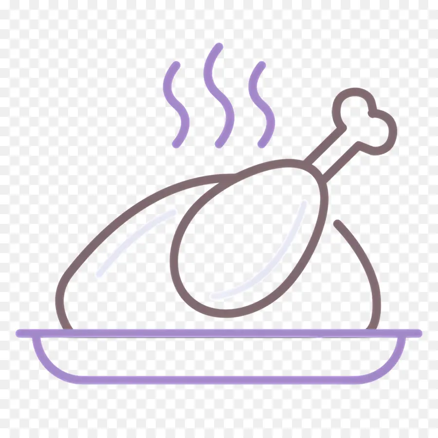 Comida De Pavo，Pollo Al Vapor PNG